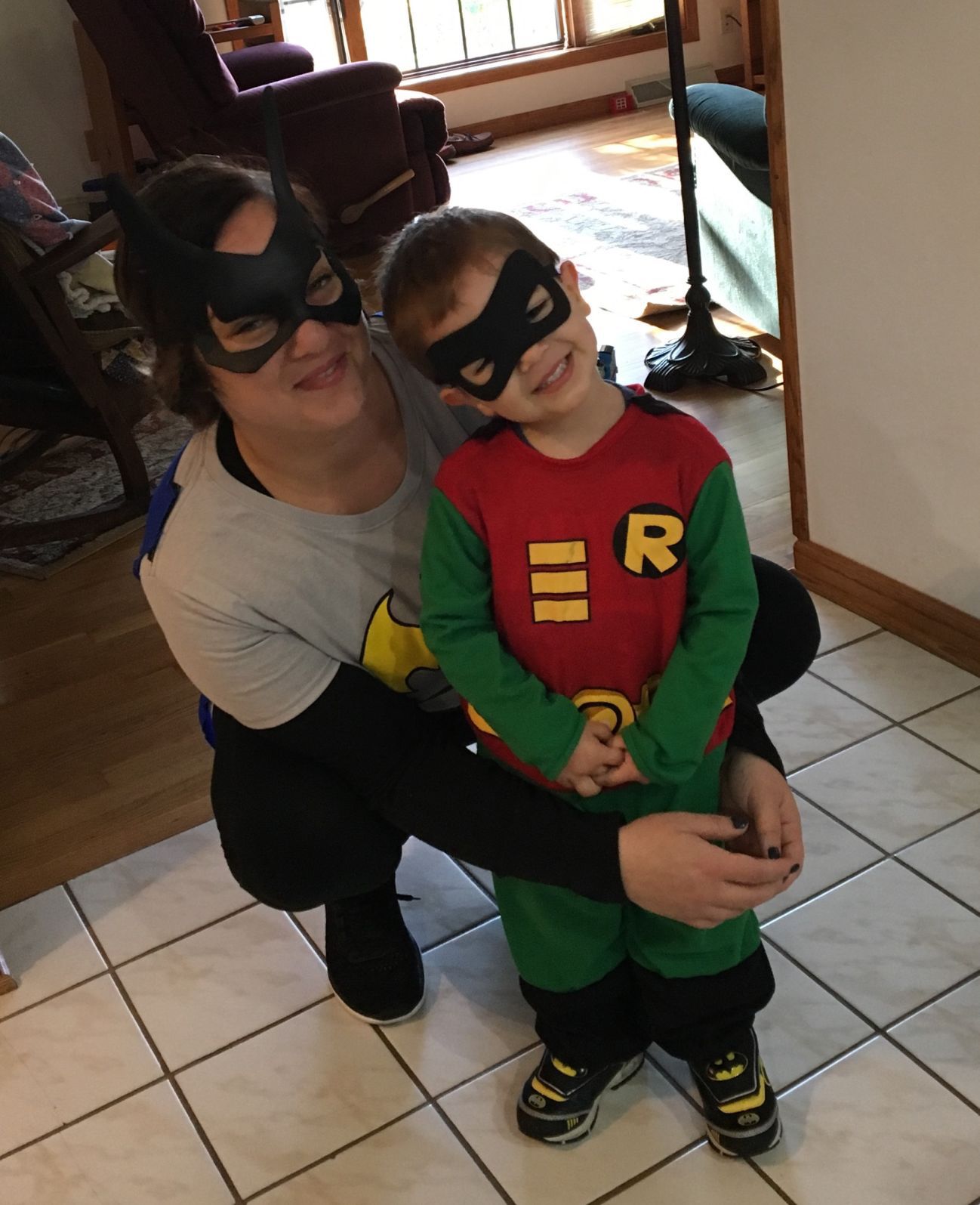 Batman and Robin, submitted by Marilyn Schwarz